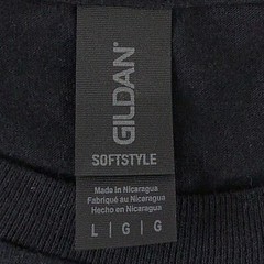 Gildan Soft Style Men’s Size Large Black Short Sleeve Crew Neck T-Shirt New