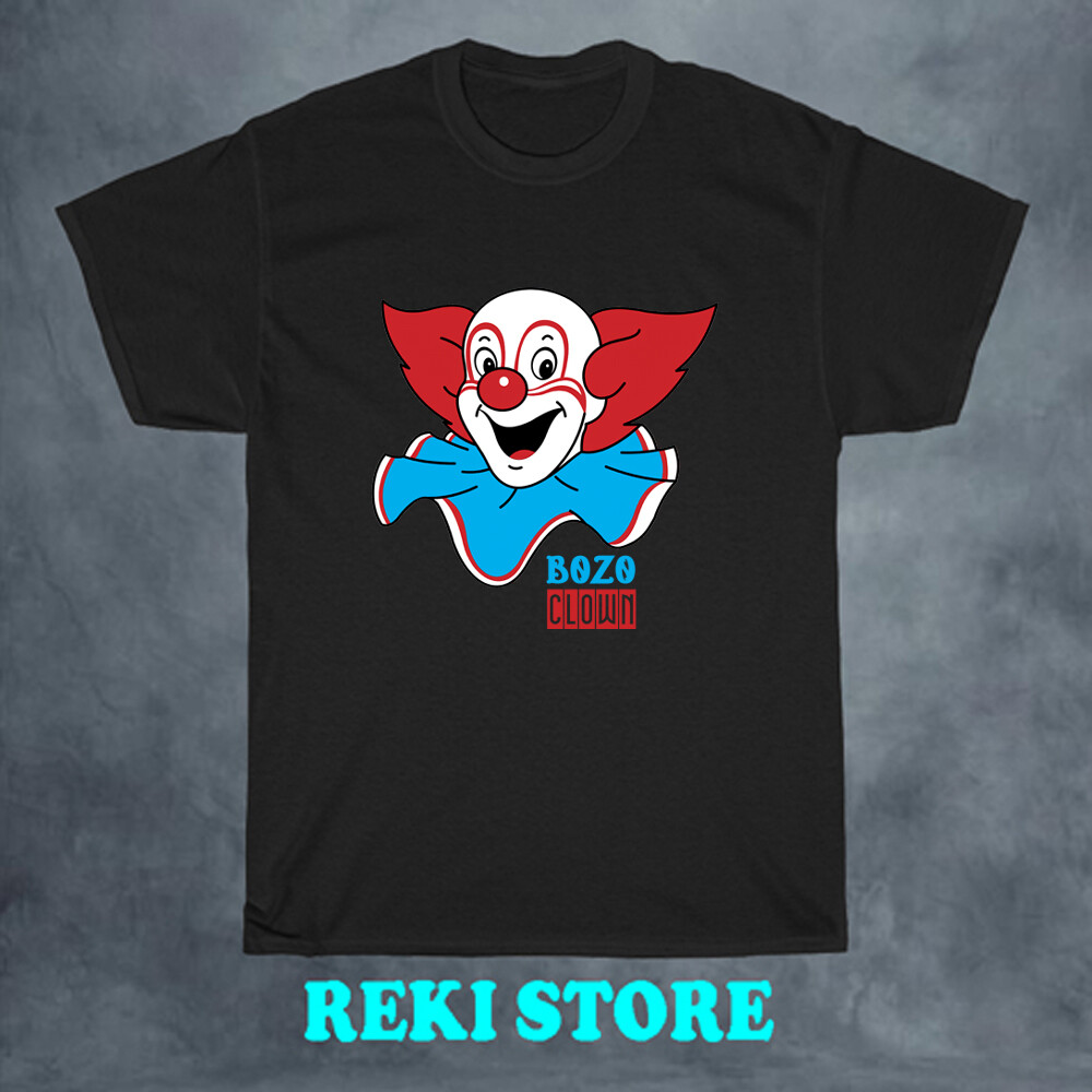 Bozo The Clown TV Show Men’s Black T-shirt Size S-5XL