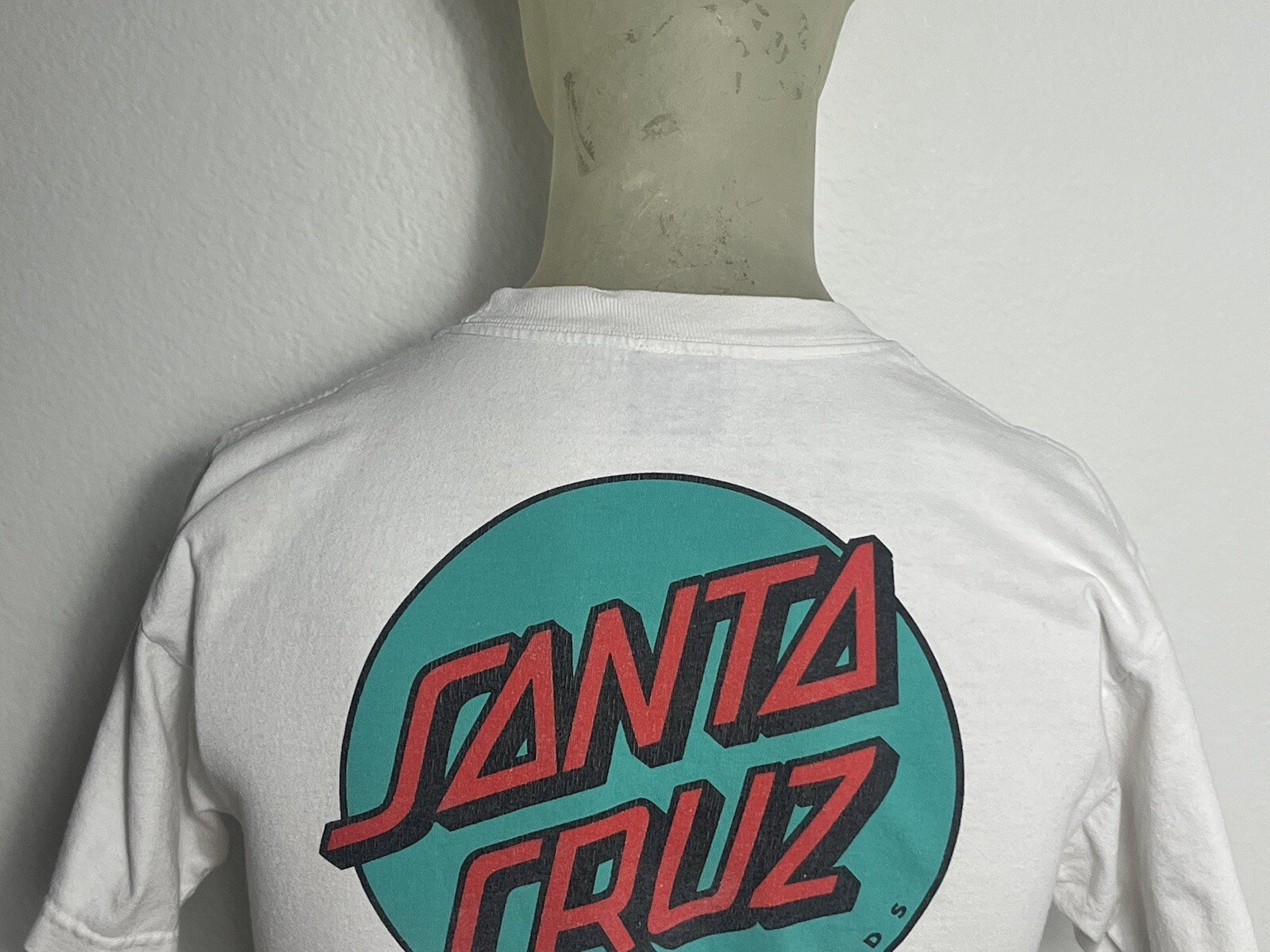 Santa Cruz Skateboards Graphic T-Shirt Mens Unknown Size White Logo Short Sleeve gallery