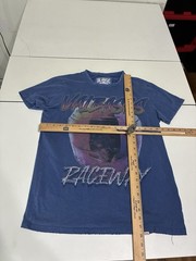 Valabasas Shirt Small Blue Raceway Speed Demon Streetwear Biker Skater Hip Hop