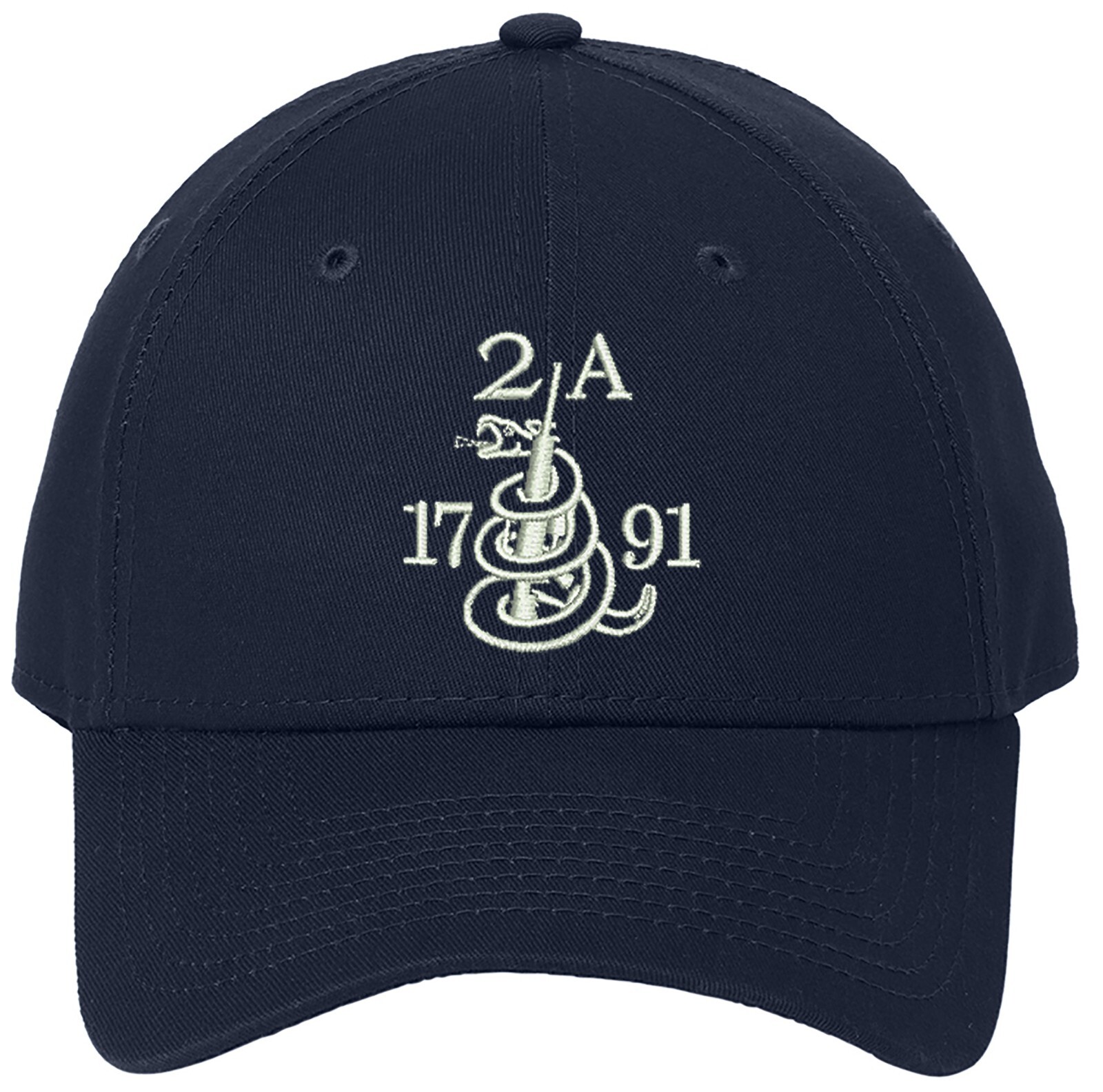 Gun 2A The 2nd Amendment New Era Embroidered One Size Fits All Baseball Hats gallery