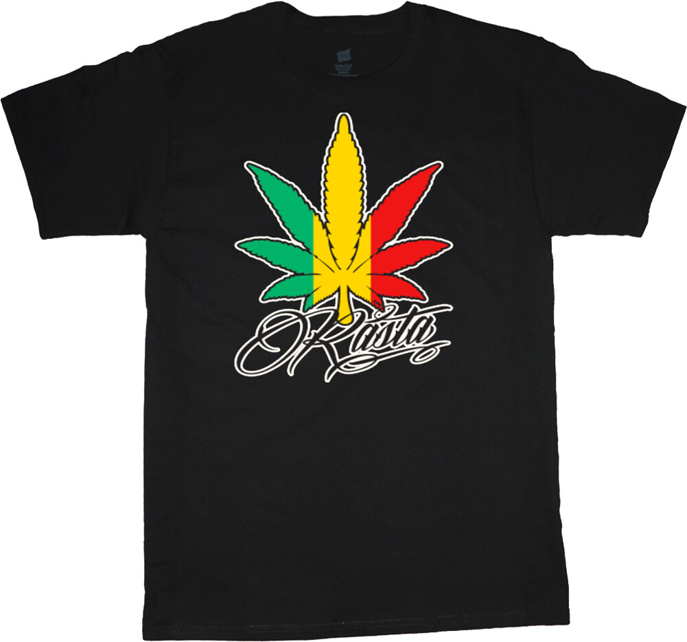 Mens Graphic Tees Rasta Pot Leaf Weed Cannabis 420 Mens Clothing Apparel