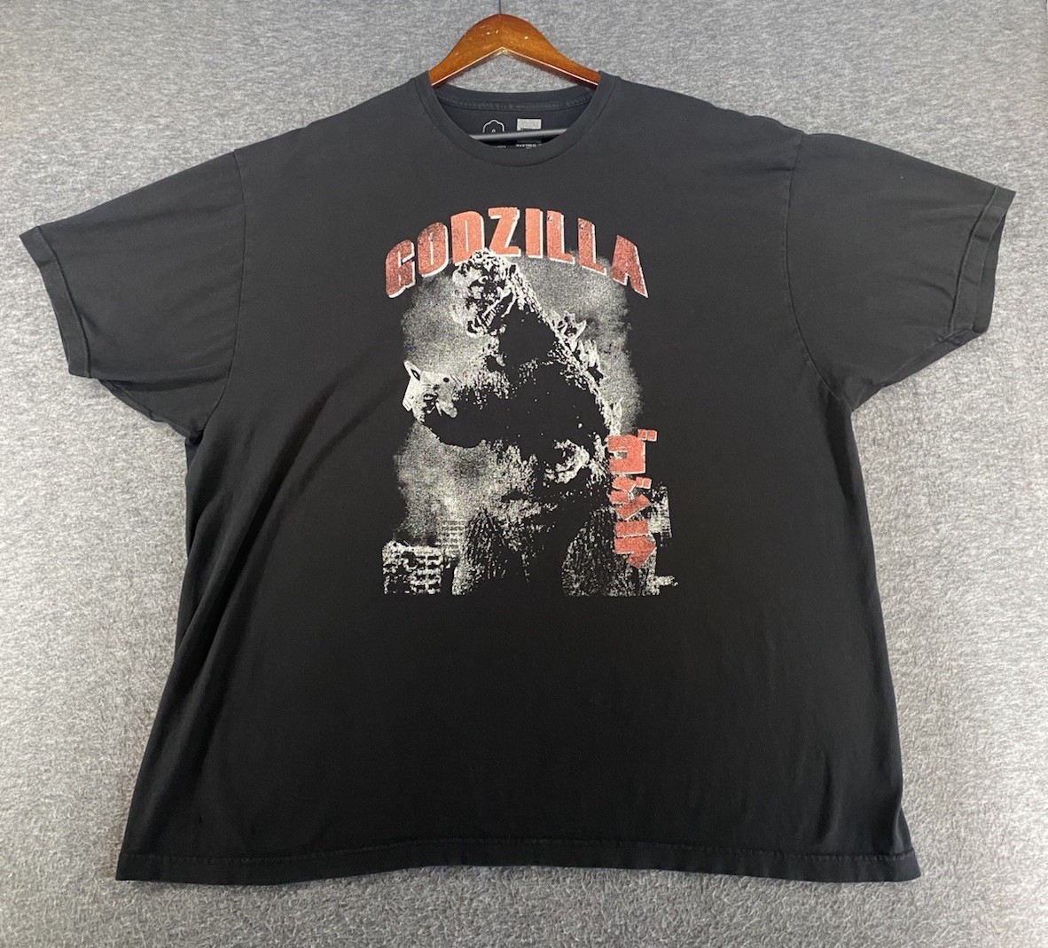 Godzilla T Shirt Mens Graphic Tee 3XL Black Short Sleeve Crew Neck See Pics gallery