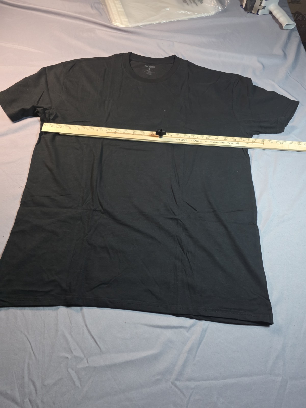 True Classic Crew Neck T Shirt Mens BLACK XL gallery