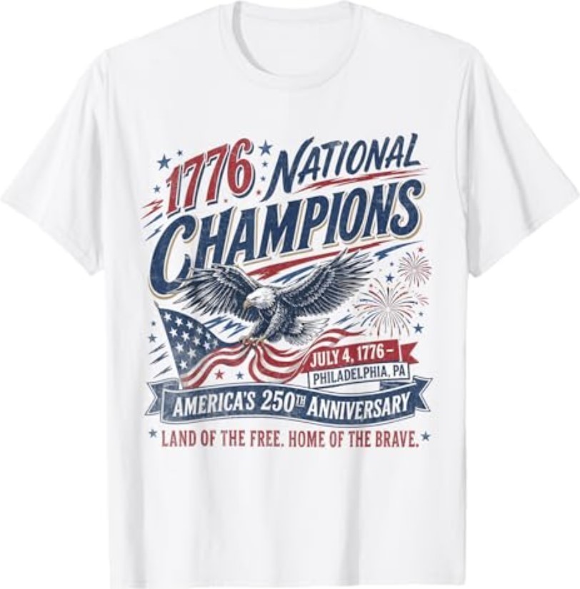 1776 National Champions T-Shirt gallery