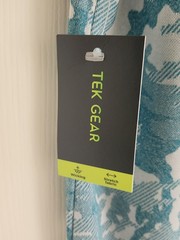 Tek Gear Shirt, Men’s Size Medium, Teal, Camouflage, Athletic Wear