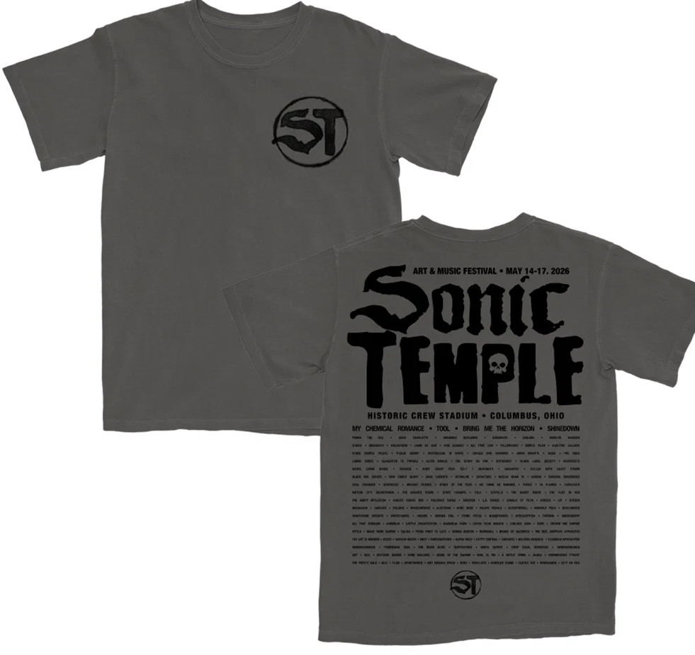 Sonic Temple 2026 Festival In Columbus Ohio May 14 -17 2026 T-Shirt 3D BL2597 gallery