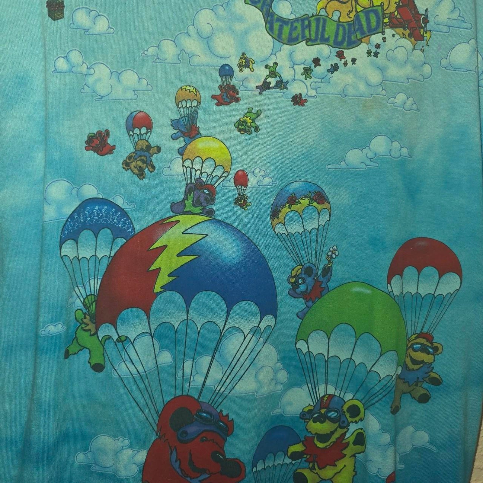 Year 2000 Liquid Blue Grateful Dead Parachute AOP Tee gallery