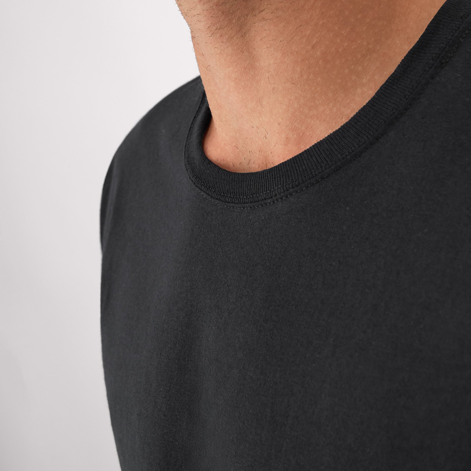 Hanes T-Shirt 6-Pack Men's ComfortSoft TAGLESS Crewneck Short Sleeve Tee Value gallery