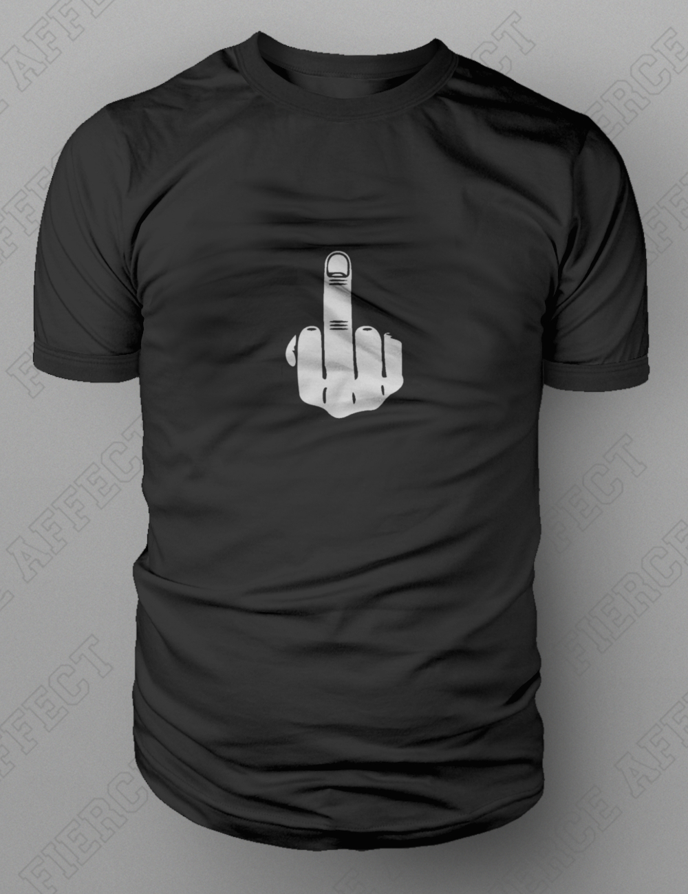 “The Finger” Rude Funny Obscene Offensive Anarchy Middle Up Yours T-shirt S-XXL