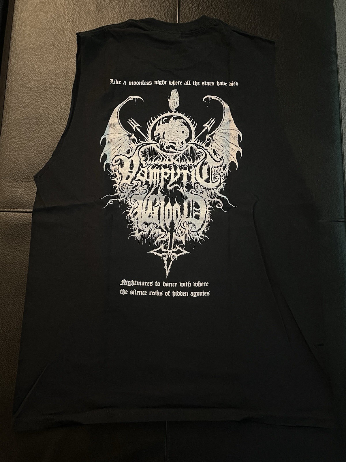 Vampyric Blood Sleeveless Shirt CD Combo Nosferatu Darkness… Medium gallery