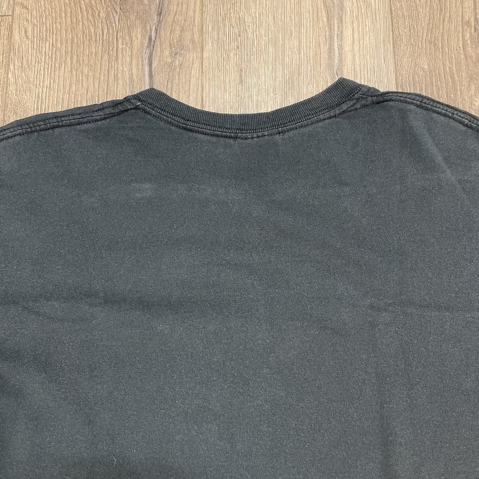 Vintage Y2K Vegan T Shirt Gilden Adult Size Small Black Animal Vegetable Graphic gallery