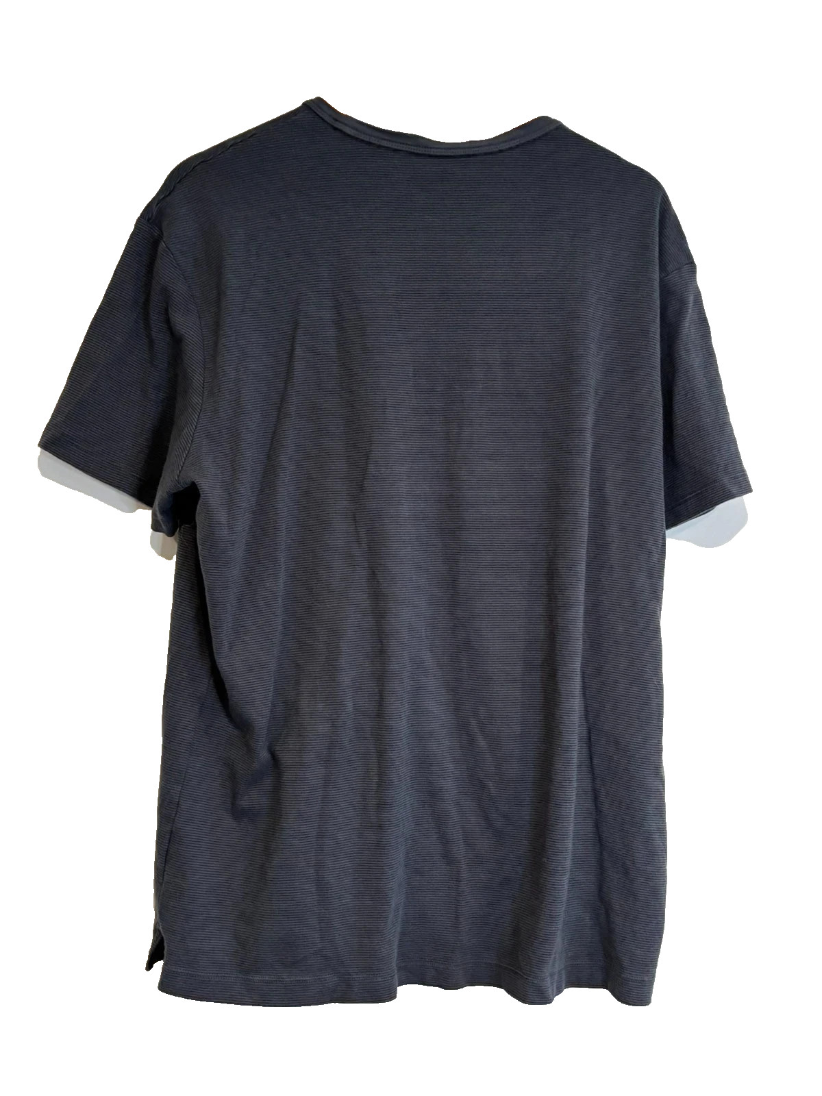 Banana Republic Shirt Mens 2XL Gray Stripe Luxe Touch Performance Tee T-Shirt gallery
