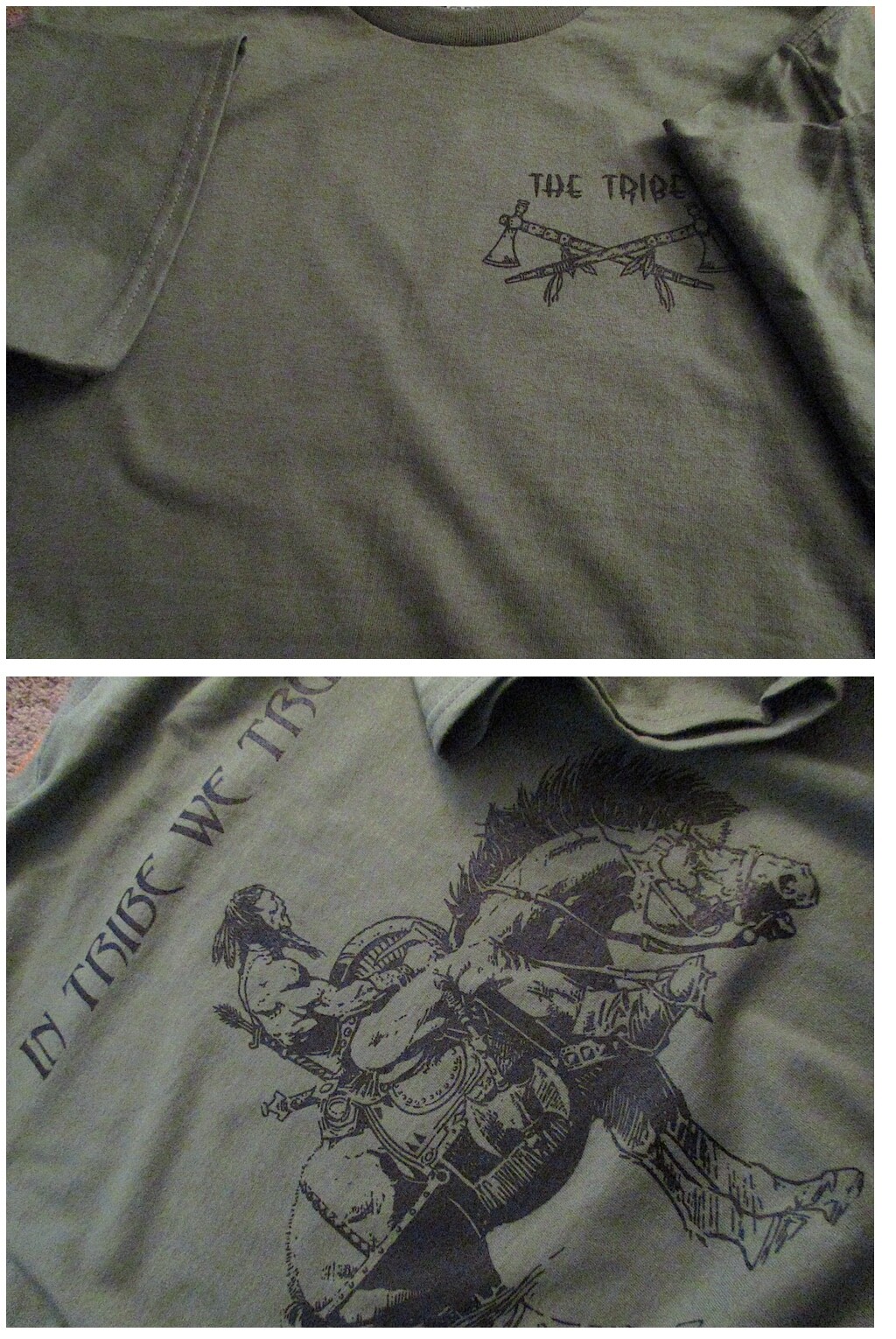 TACDEVRON2 Navy SEAL/s The Tribe Red Squadron "In Tribe We Trust" T-Shirt XL gallery