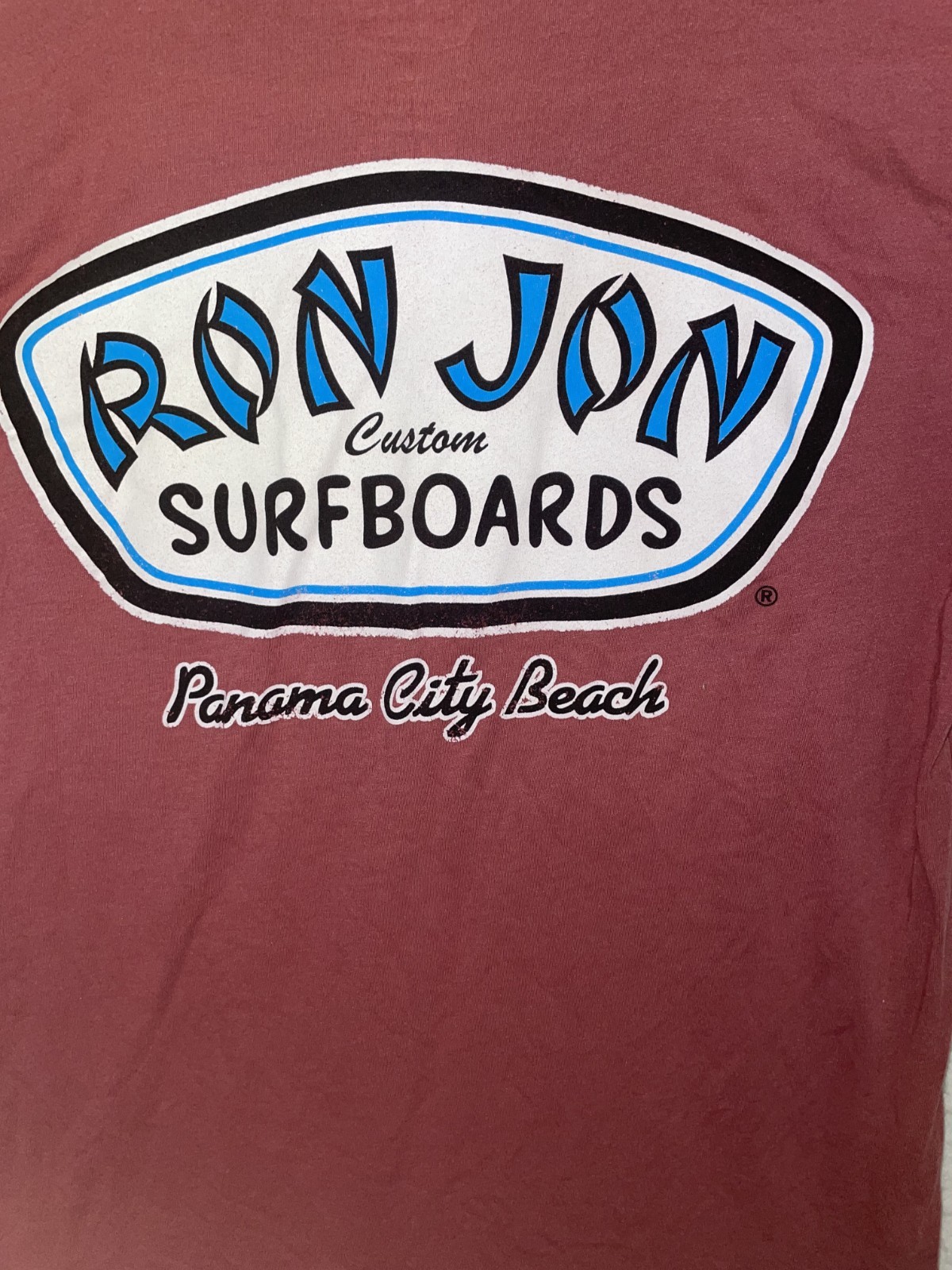 Ron Jon Surf Shop T-Shirt Panama City Beach Surfing Women's M pink logo gallery