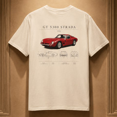 GOLDEN AGE – Bizzarrini GT 5300 Strada – Analog Automotive Heavyweight Tee