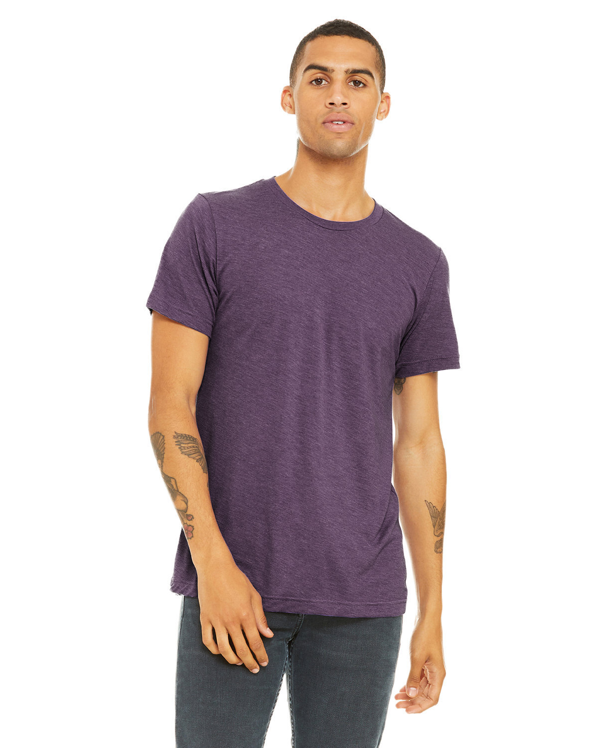 Bella + Canvas Unisex Retail Fit Heather CVC T Shirt Stylish T-Shirt - 3001CVC gallery