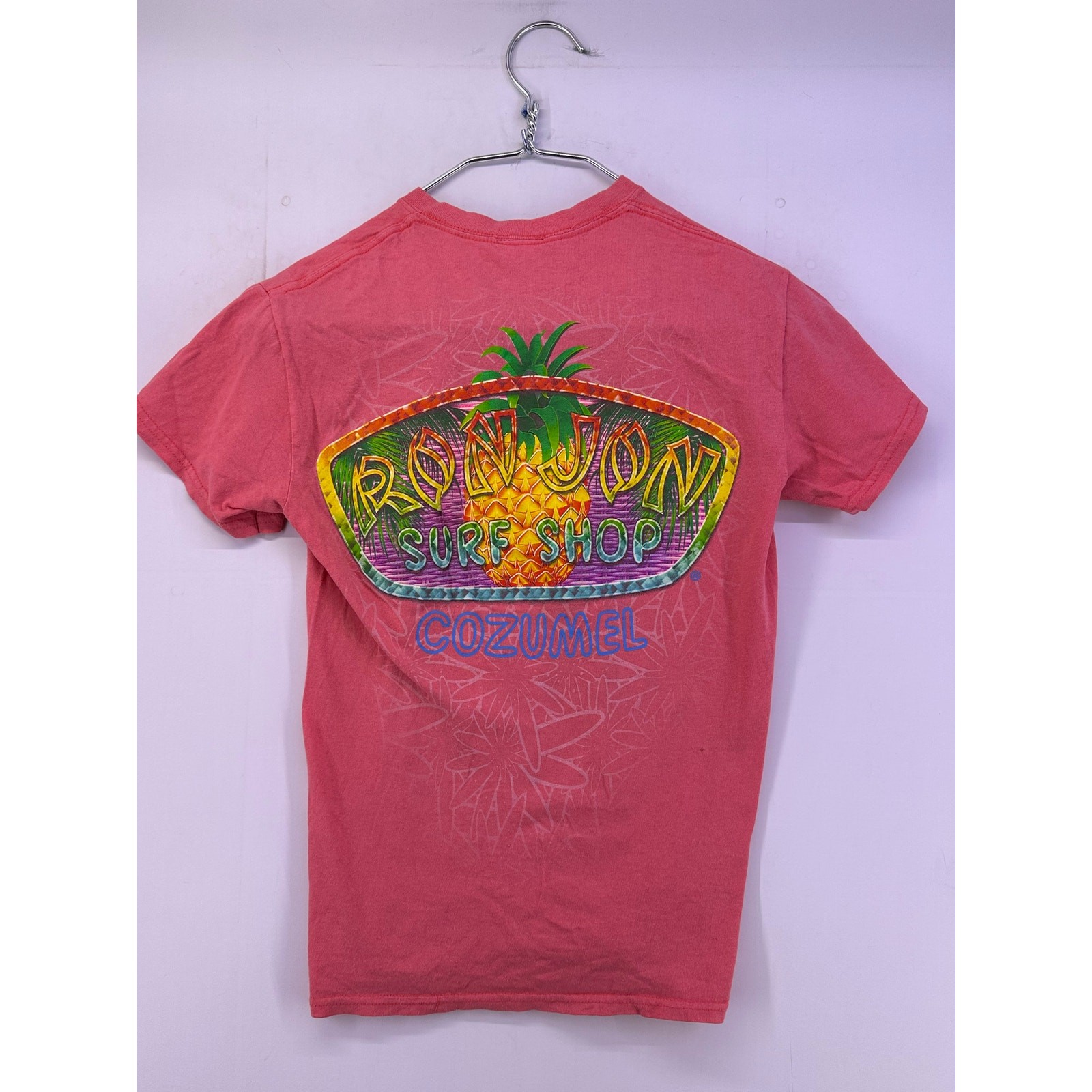 Ron Jon Surf Shop Cozumel Mexico Pink Tshirt Size Small gallery