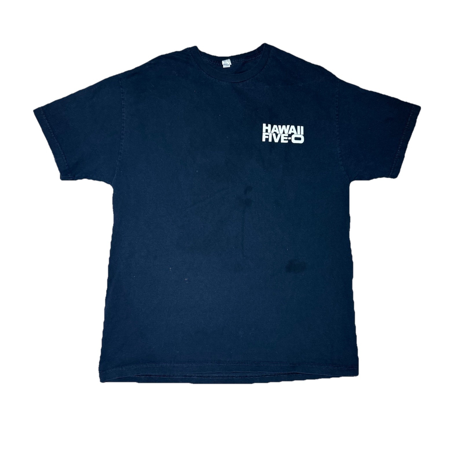 Hawaii Five-O Shirt Mens Extra Large XL Shirt Navy Double Sided TV Show Tee Y2k gallery