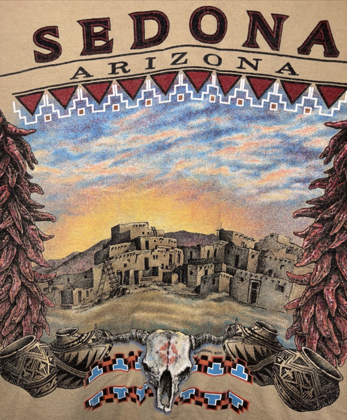 Vintage Sedona Arizona T Shirt XL Single Stitch Tee, Western 90s gallery
