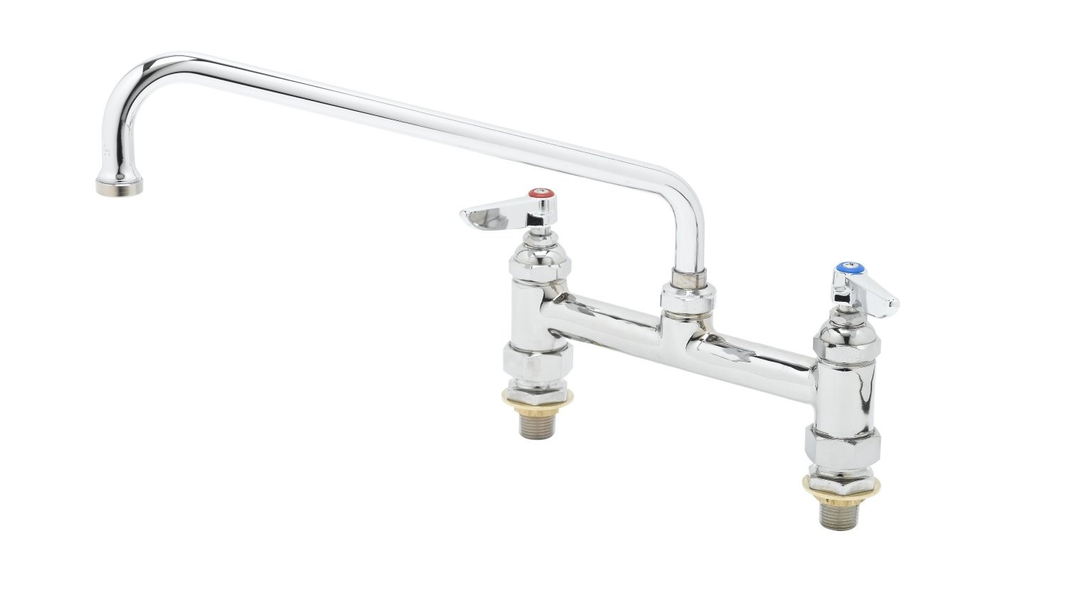 Double Pantry Faucet with 12" Swing Nozzle & 8" Centers, Deck Mount gallery