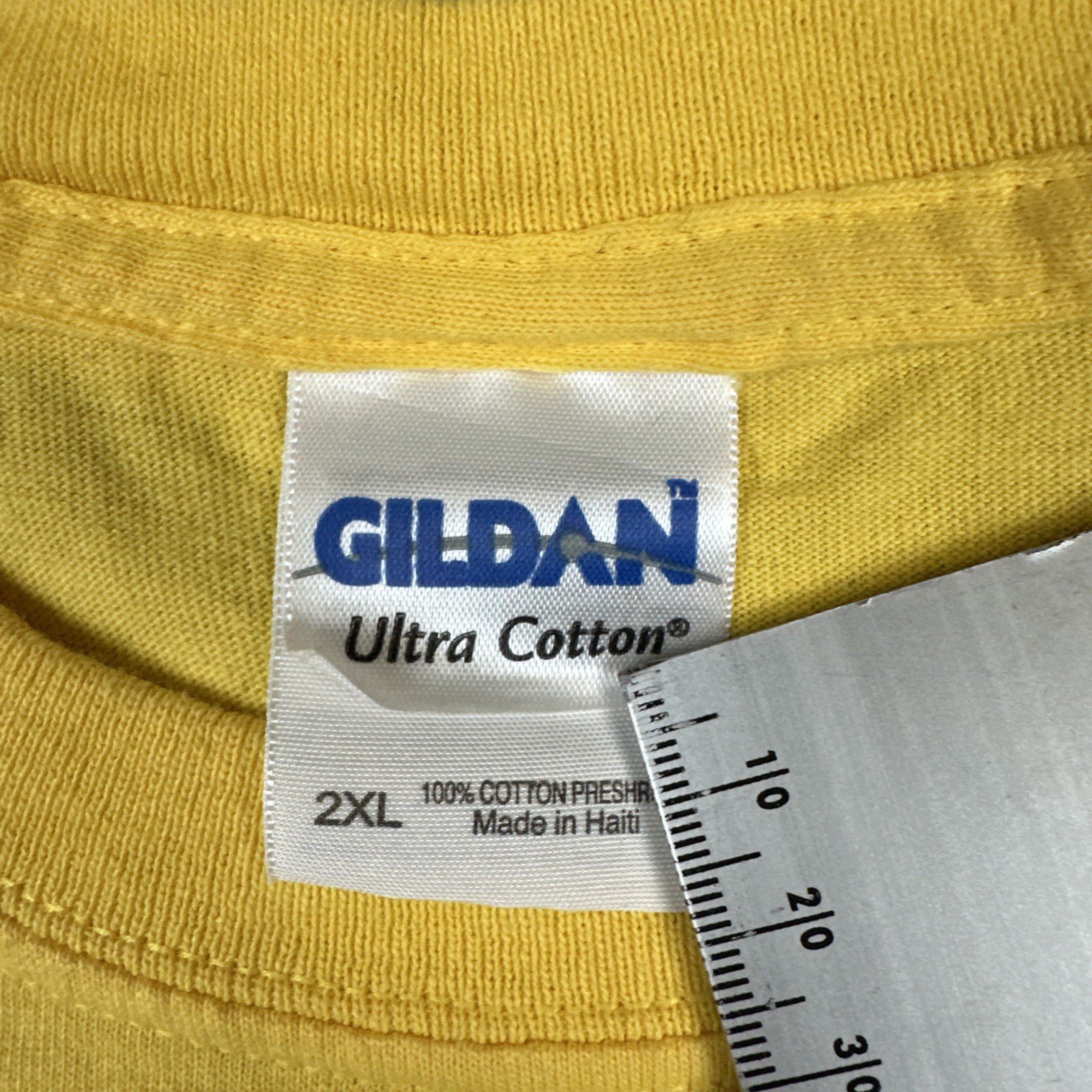Vtg Gikdan Mens XXL Yellow T Shirt Capitol Area Shooting Sports Instructor Tee gallery