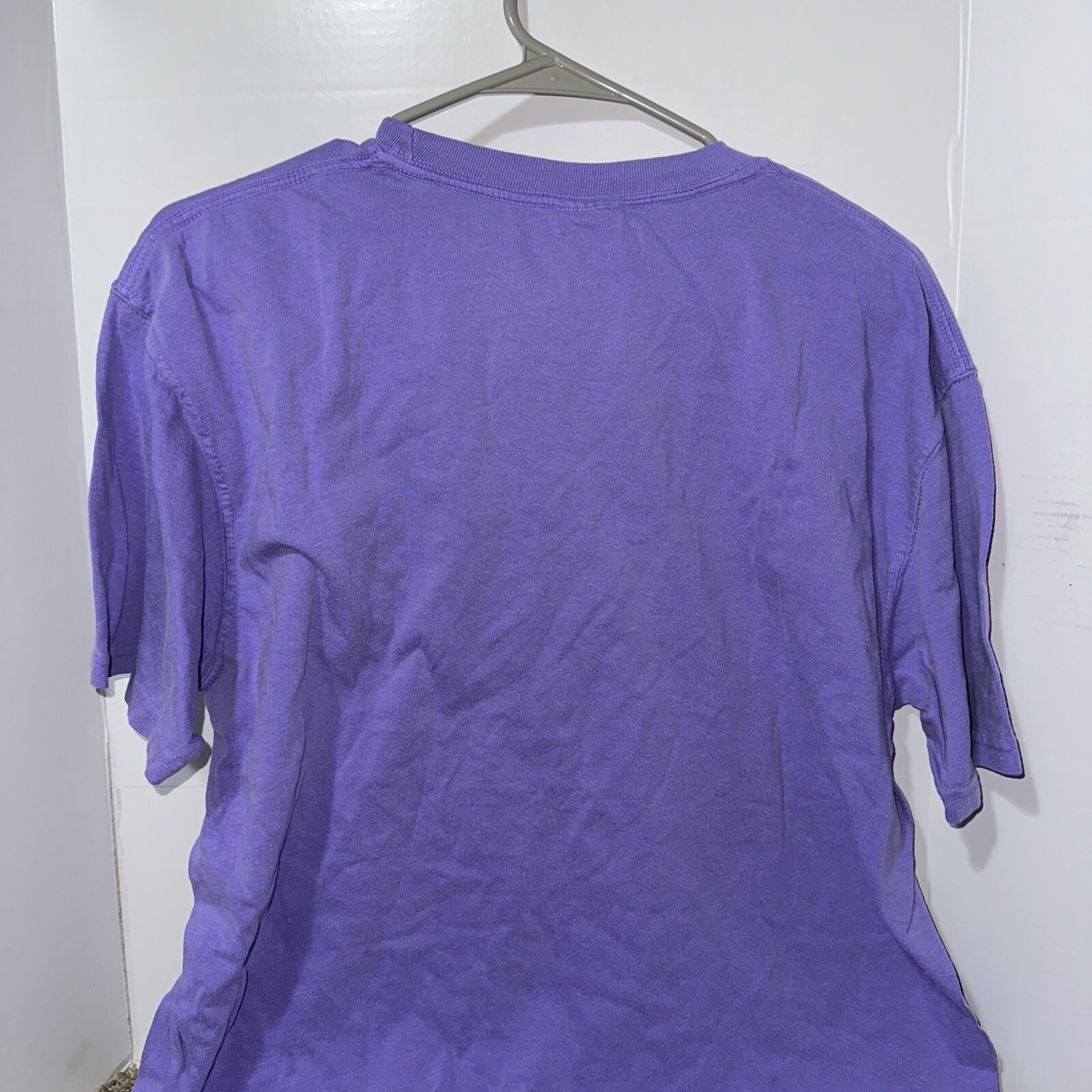 NEW Purple Comfort Colors Men Heavy Ring Spun Short Sleeve Shirt 1717 Large gallery