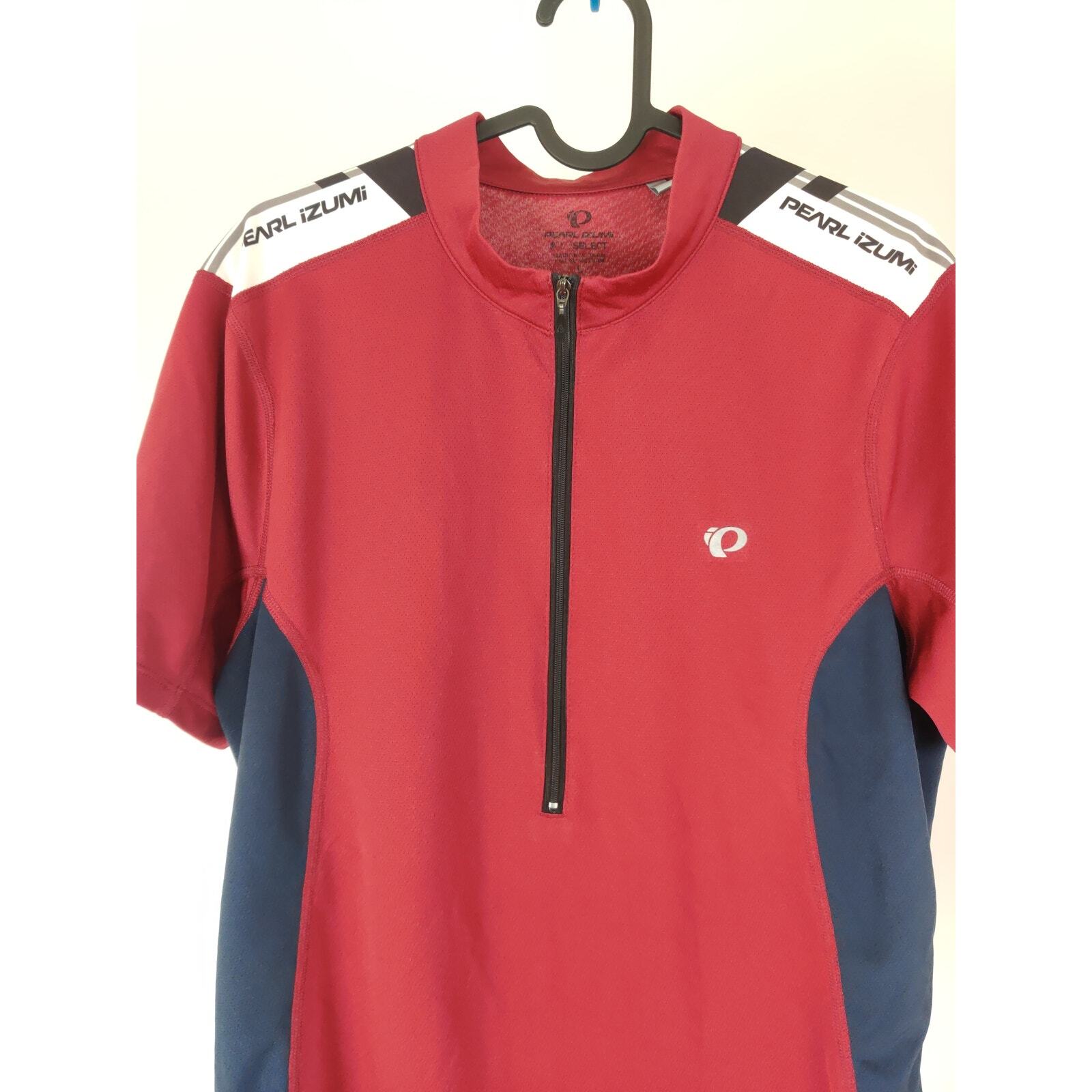 (V) Pearl Izumi Select Men cycling jersey sport wine/navy sz L gallery