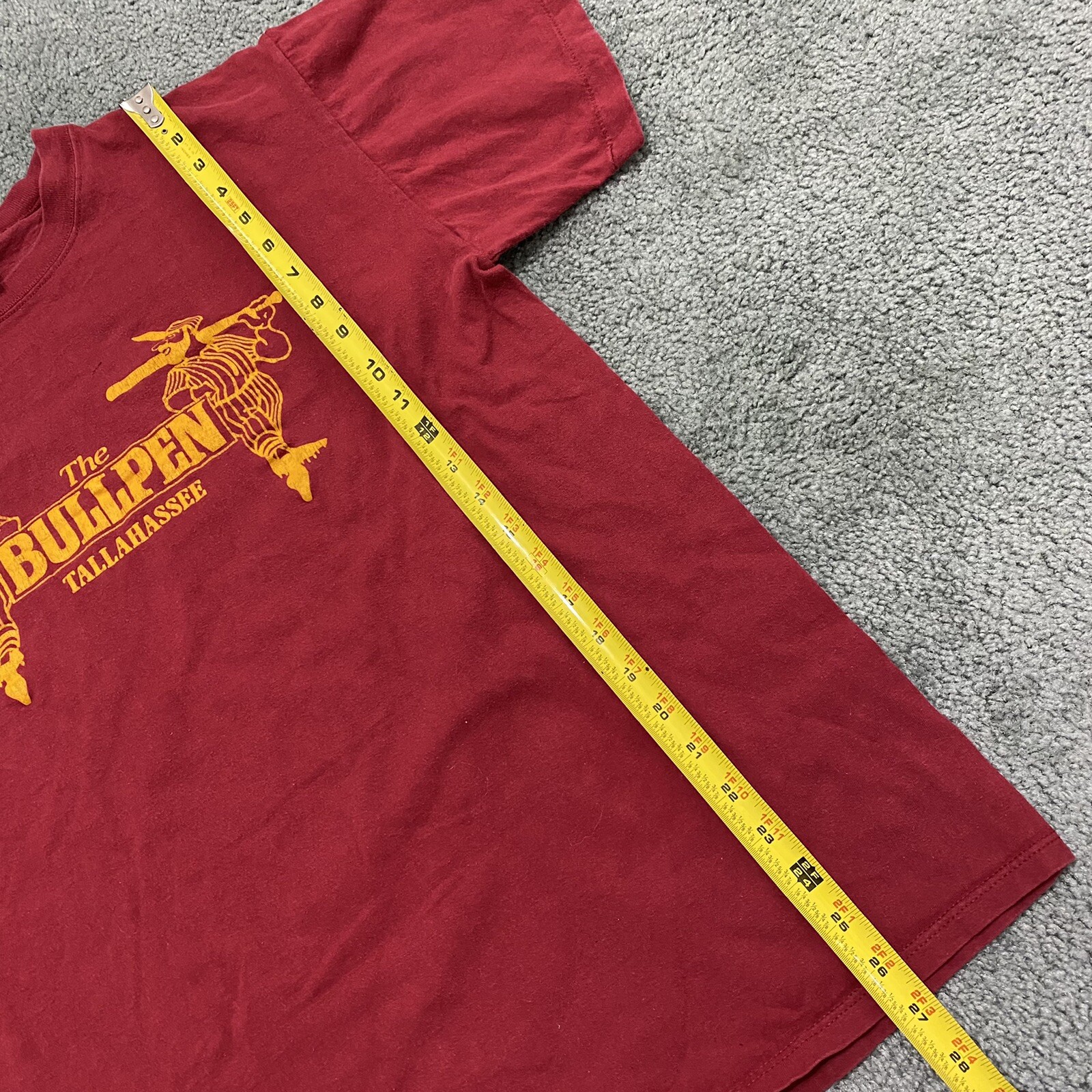 Vintage 90s Russell “The Bullpen” Tallahassee FL Baseball T Shirt Sz L USA gallery