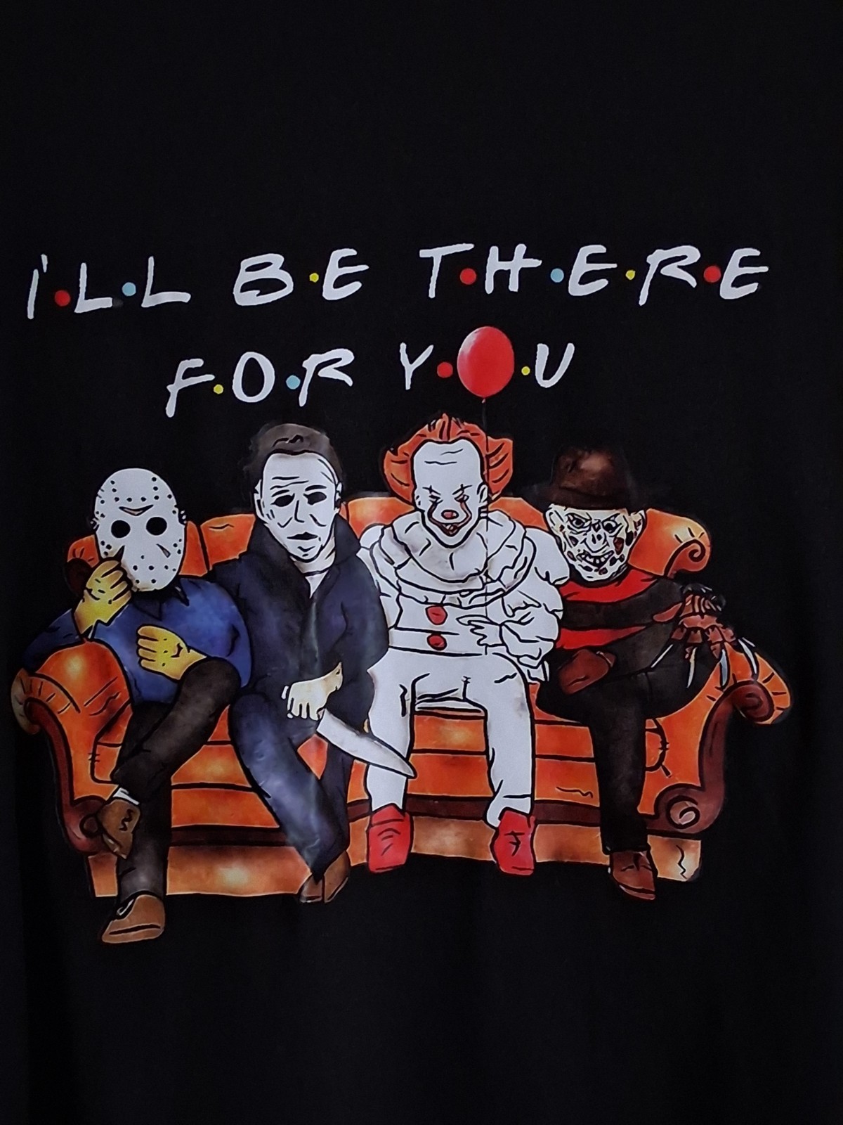 Graphic Halloween Horror T-Shirt I'll Be There For You Krueger Friday Size 2XL gallery