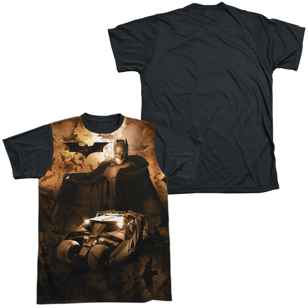Batman Begins Batsmobile Adult Halloween Costume T Shirt (Black Back), S-3XL gallery