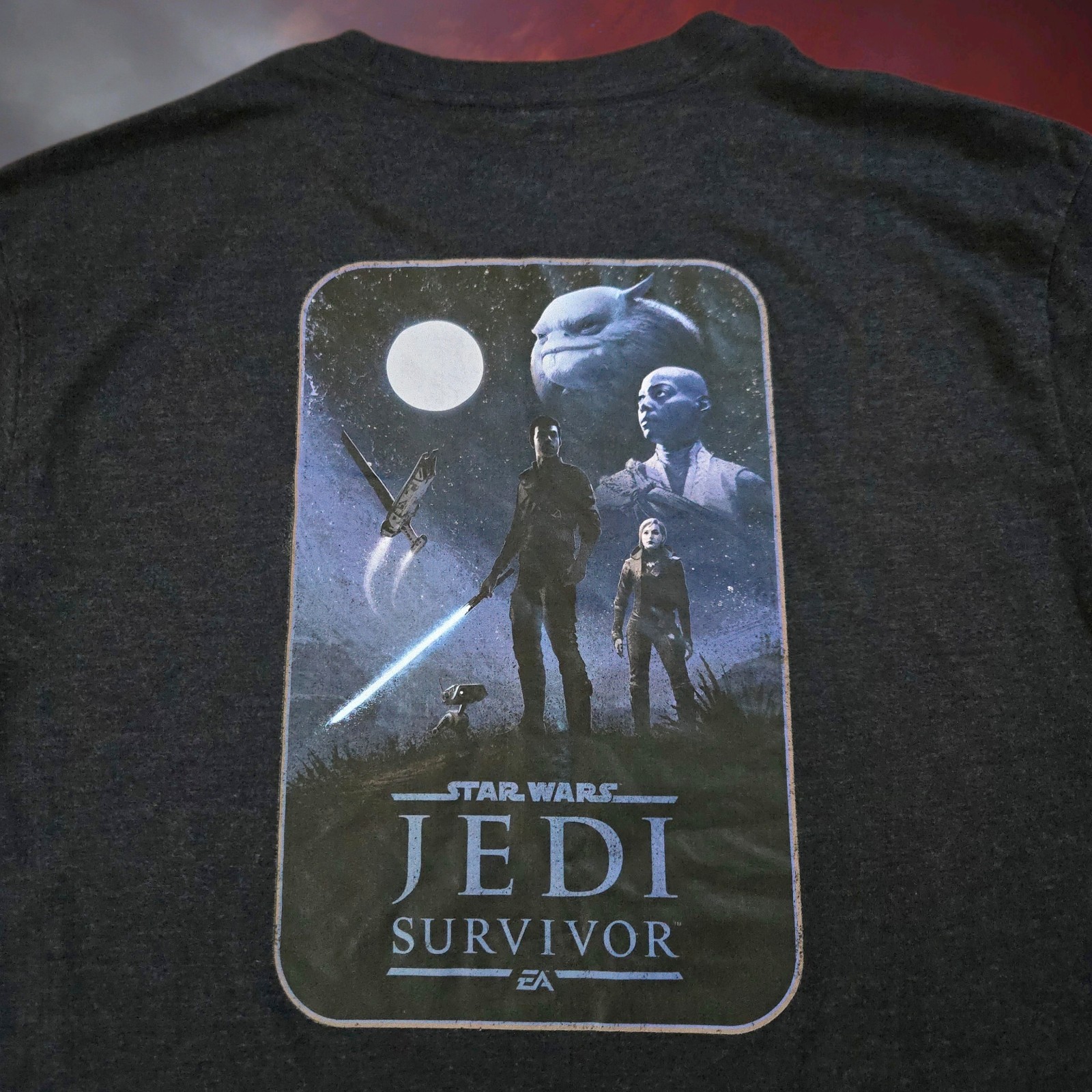 Star Wars Jedi Survivor T-shirt 2023 Respawn Dev Team crew shirt – Mens Medium