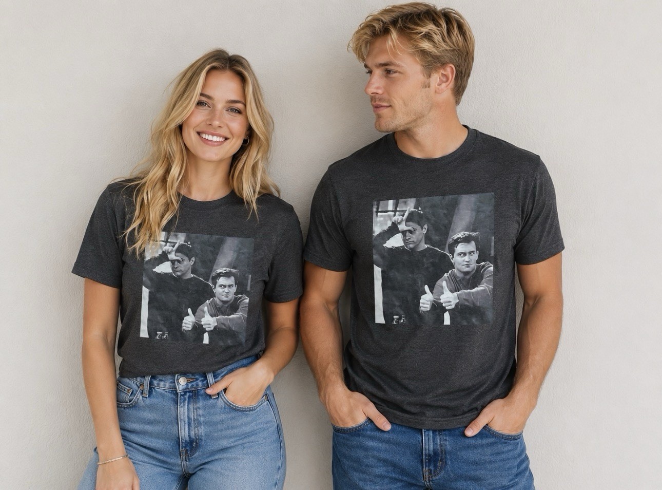 friends tv show t shirt Medium Black gallery