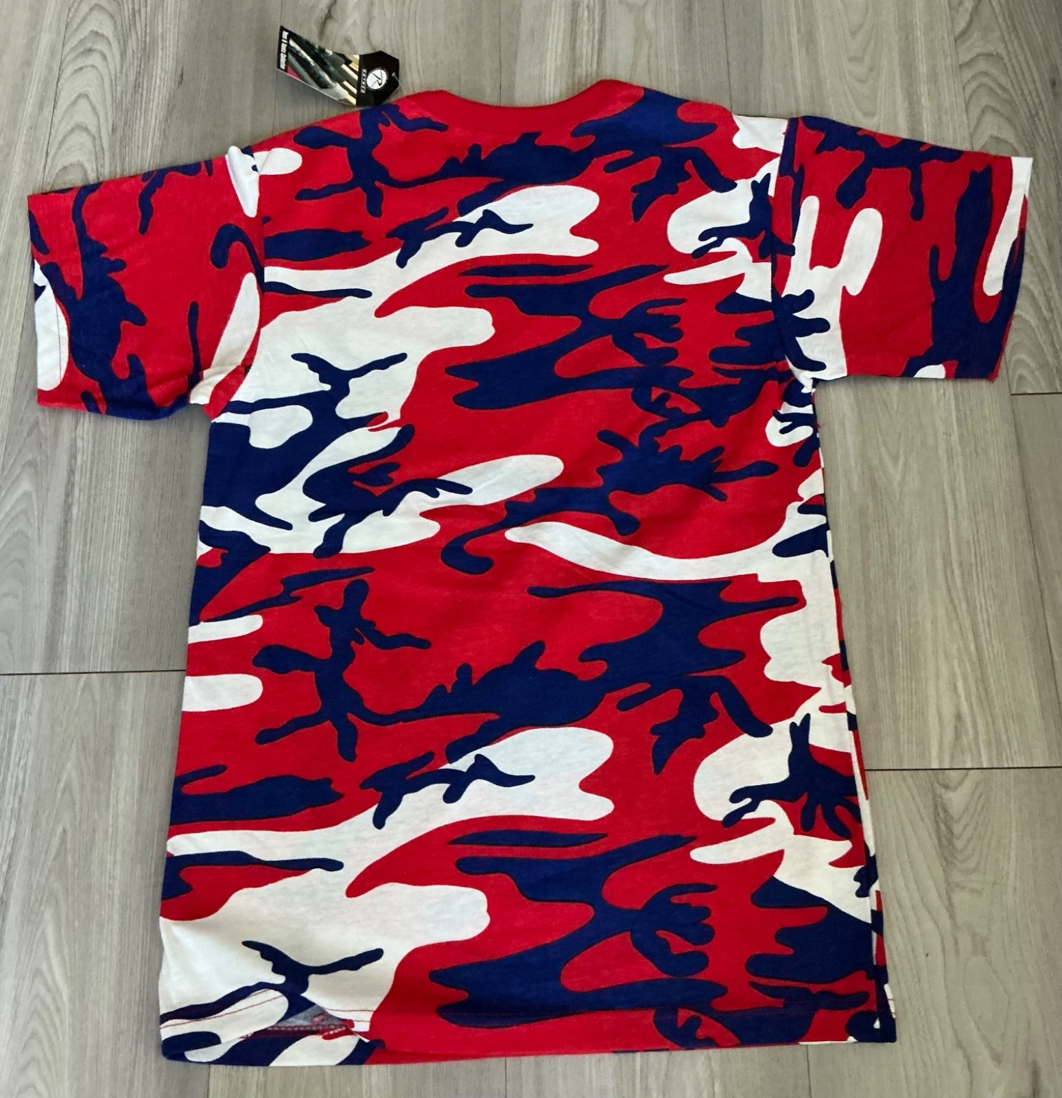 ROTHCO Mens Red White Blue Camo T-Shirt Camouflage Military Tee Patriotic USA gallery