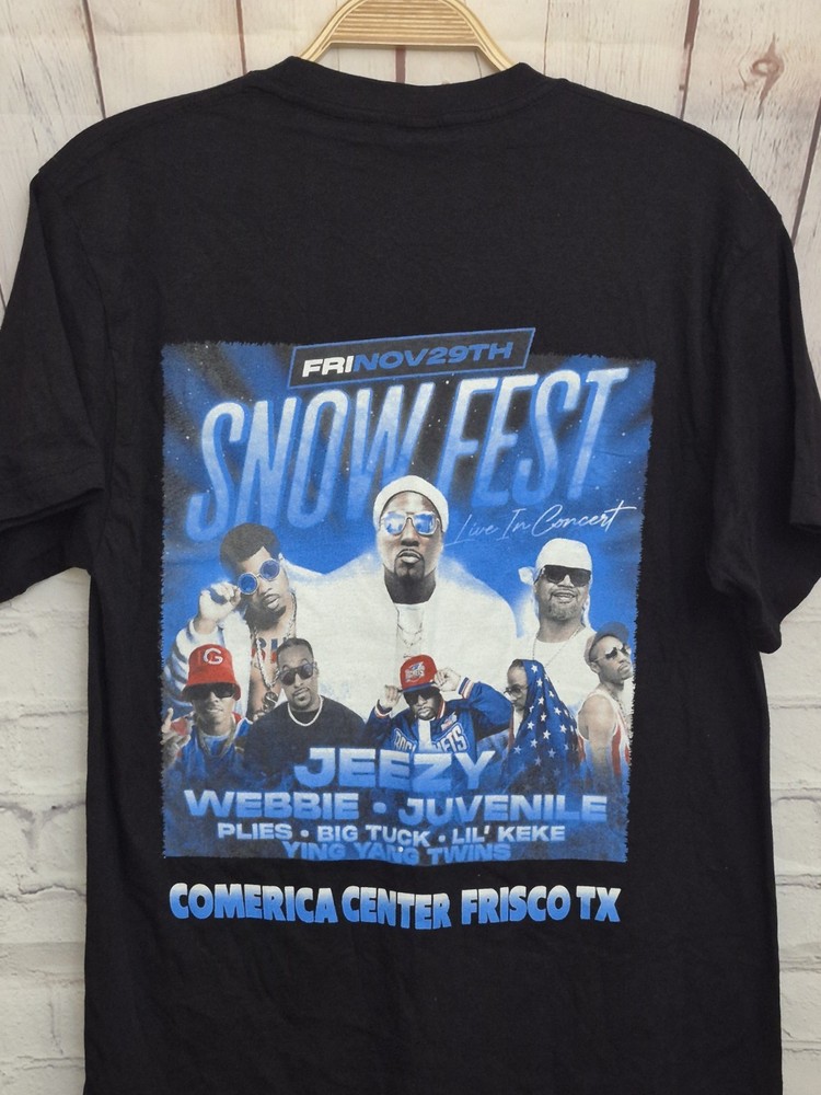 Jeezy Webbie Juvenile Concert Shirt Rap Tour Band Ying Yang Medium