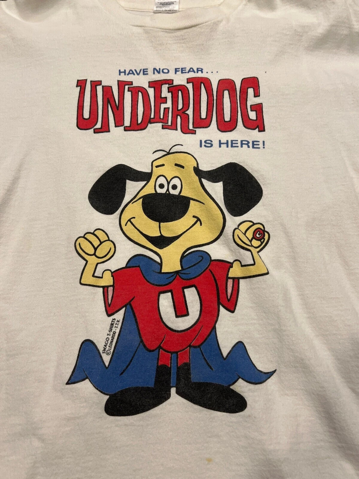 THE UNDERDOG TV SHOW T-Shirt Unisex Cotton Tee All Size S-5XL_reprint_sale 40% @ gallery