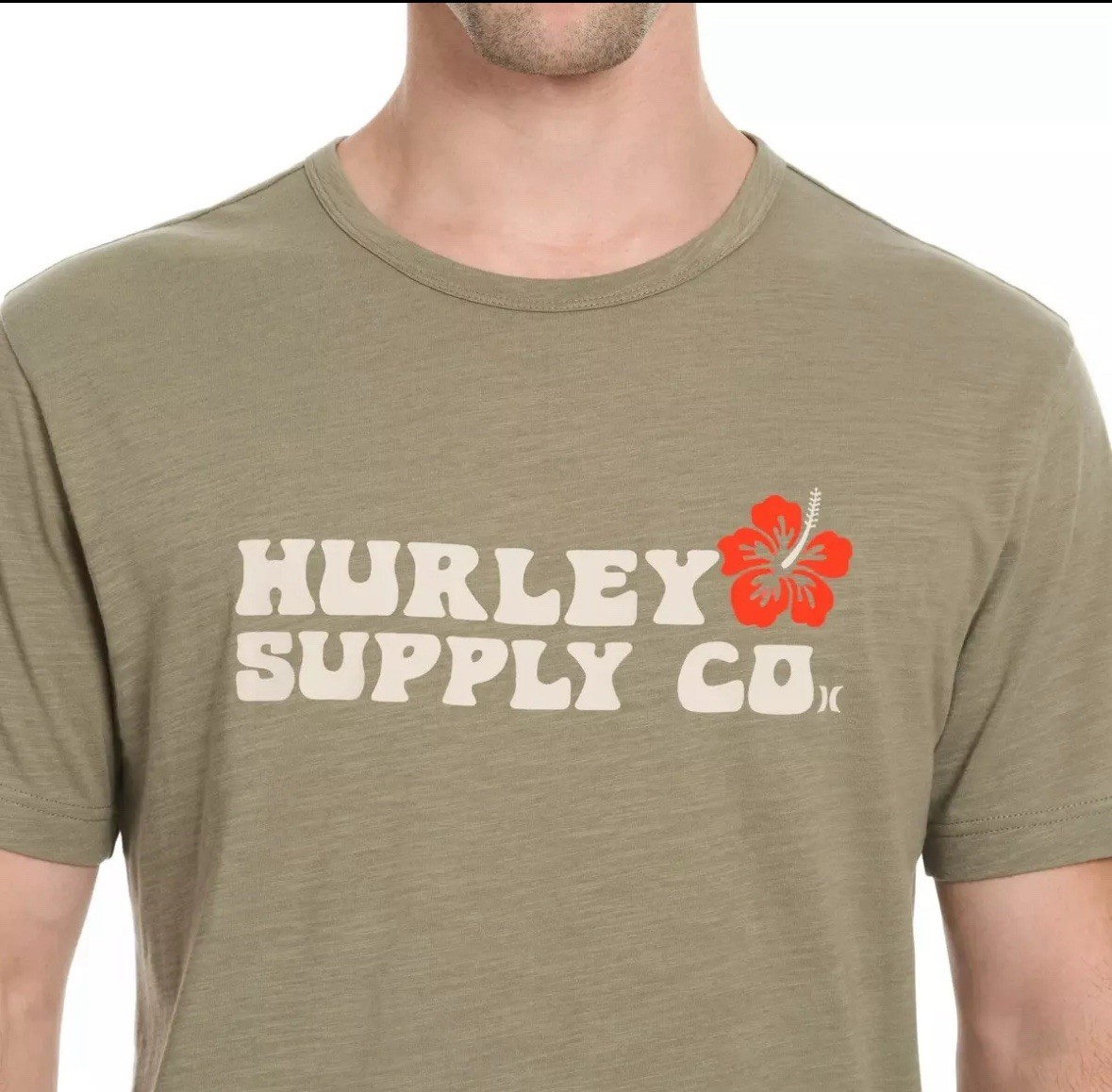 Hurley Men's Graphic Tee, 2-pack - GREEN/ORANGE Or Blue/ Dark Blue You Pick Size gallery
