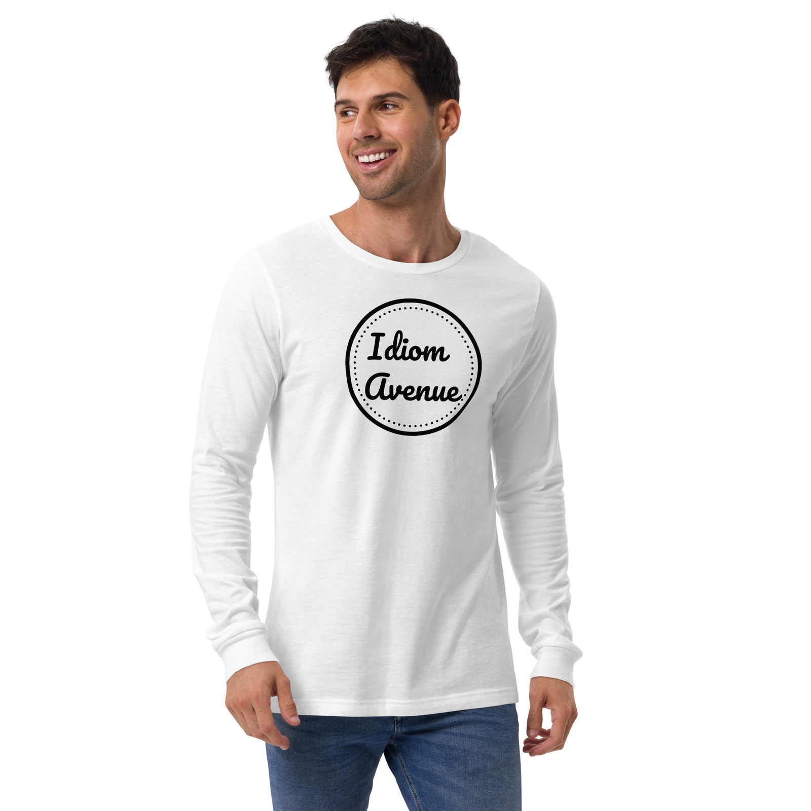 Effortless Elegance with Idiom Ave White Tee for Men