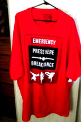 . CLASSIC TEAZE GRAPHIC T-SHIRT SIZE 2X RED “BREAK DANCE” UNISEX NWT