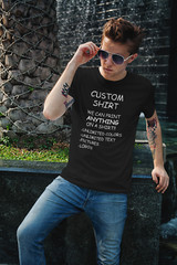 Personalized Custom T-Shirt Printing with your photo, text, logo, anything New