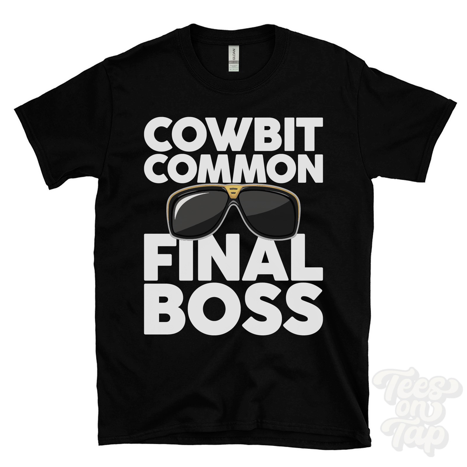 COWBIT COMMON FINAL BOSS T-SHIRT funny xmas gift spalding lincolnshire england gallery