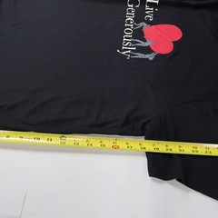Bella + Canvas Tee Shirt Thrivent size XL black polyester/cotton/rayon