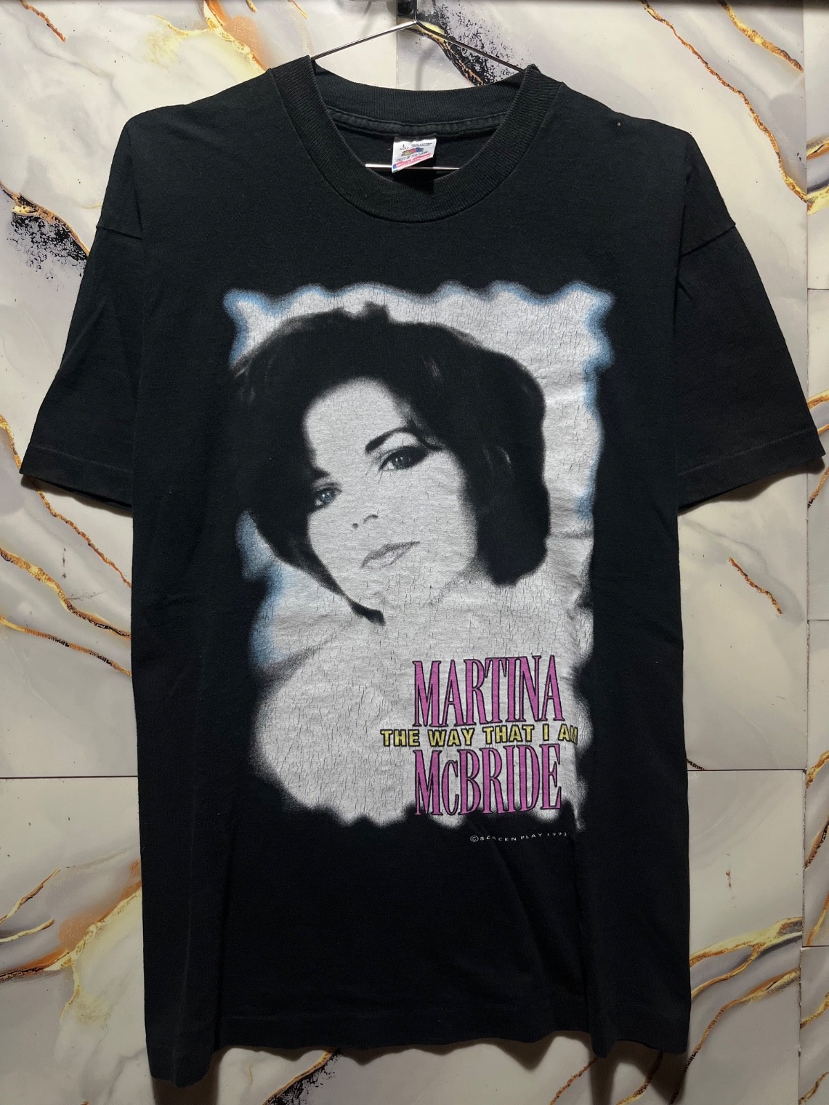 VINTAGE Martina Mcbride 1993 Single Stitch COUNTRY MUSIC Tour Concert T Shirt L gallery