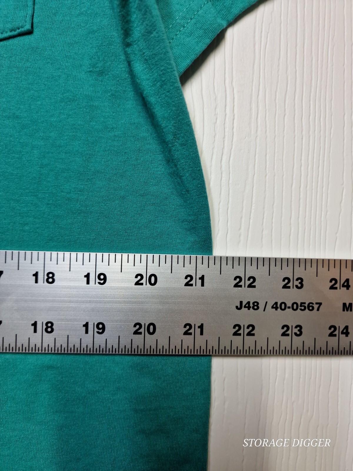 Brisco Apparel Men's Green T-Shirt 100% Cotton Plain Pocket Blank Casual Size L gallery