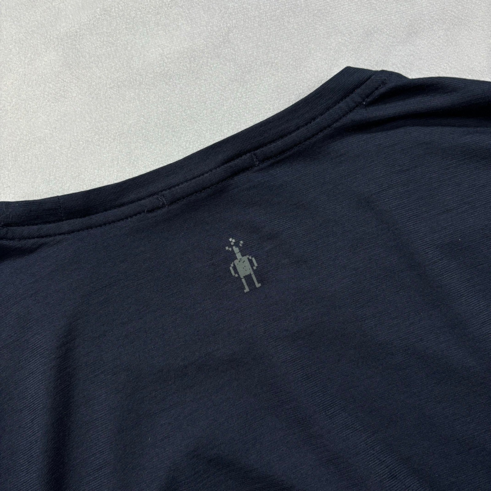Smartwool T-Shirt Men's Large Merino Sport 150 Navy Blue Wool Blend Base Layer gallery