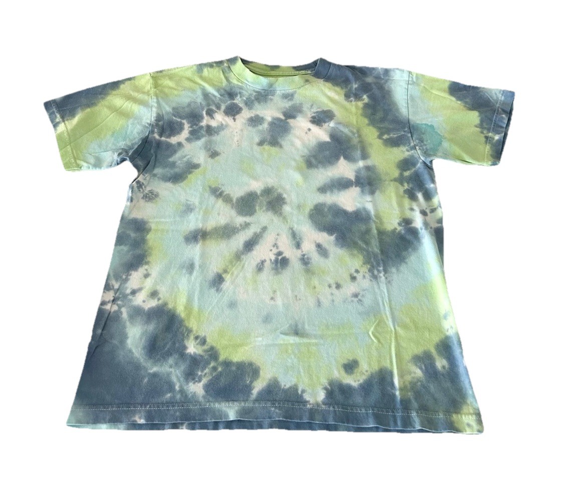 Green Blue TIE DYE T-Shirt M gallery