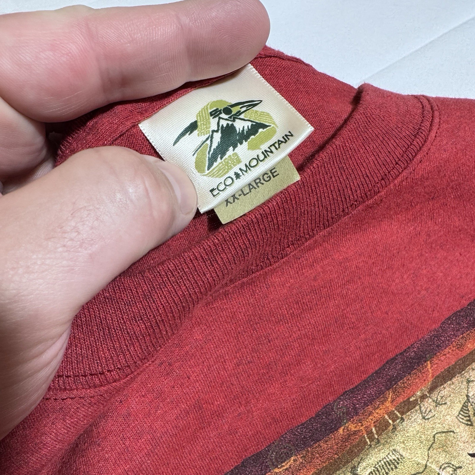 YELLOWSTONE National Park T Shirt, VTG, USA, Graphic, Red, Male, XXL gallery