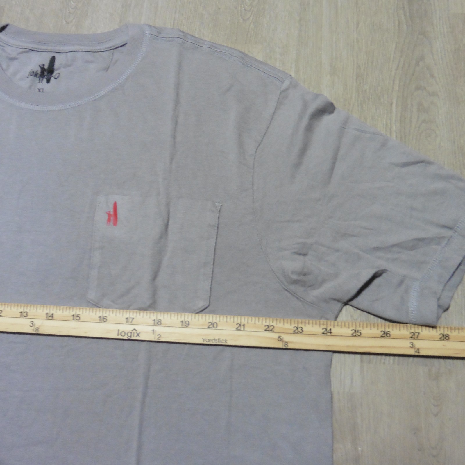 JOHNNIE O Mens XL T SHIRT RIDE OUT STEEL GREY SHORT SLEEVE GOLF TEE SURFER gallery