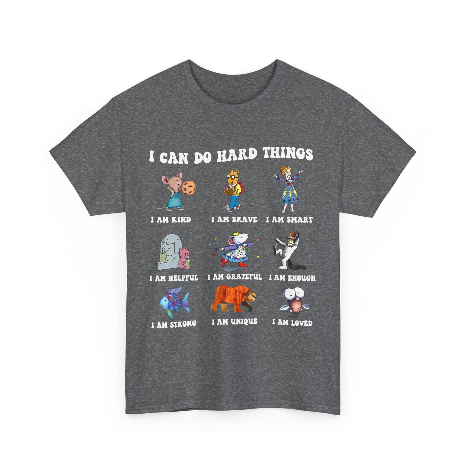 I Can Do Hard Things Shirt, Women Men Funny T-shirt