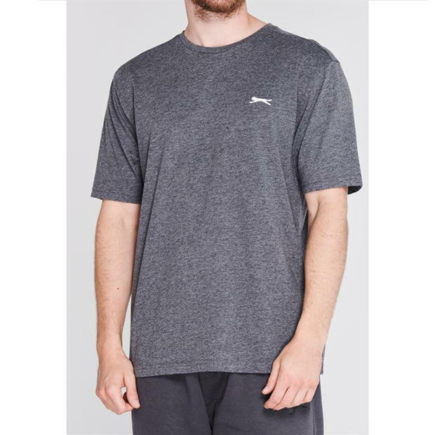 Mens Slazenger 100% Cotton Plain Crew Neck T Shirt XS S M L XL XXL 3XL 4XL BNWT gallery